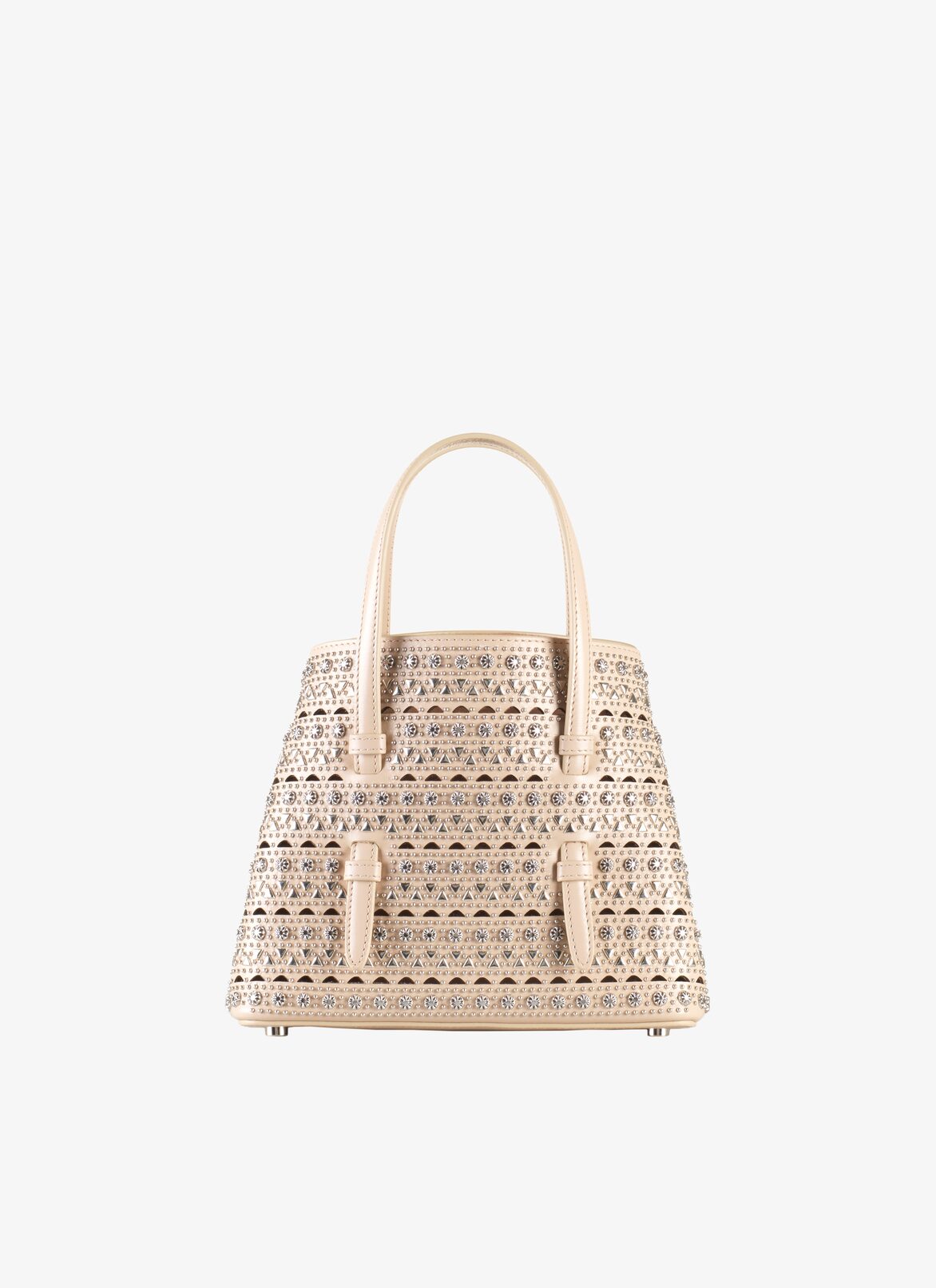 Mina 20 Tote Bag ALAÏA BEIGE MINA 20 TOTE BAG